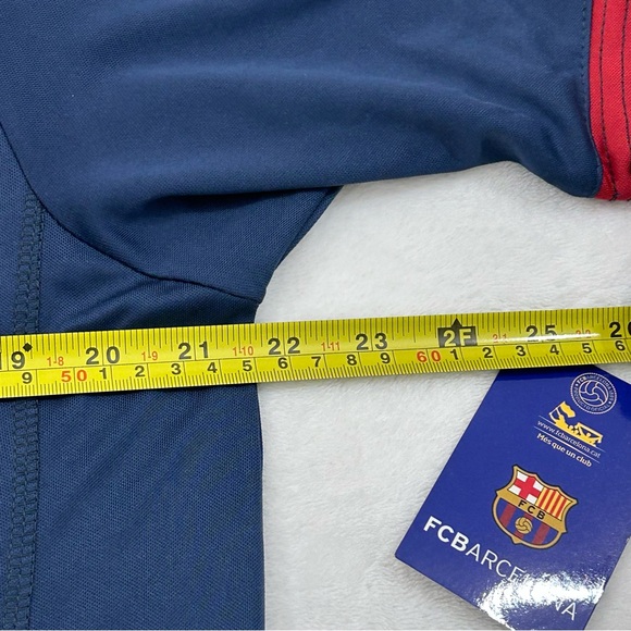 FC Barcelona Navy Blue Official FCB Futbol Athletic Soccer Jersey Adult Sizes - Picture 10 of 12